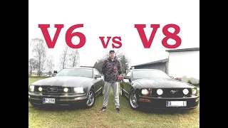 Сравнительный Обзор Ford Mustang 4.0 V6 VS 4.6 V8 GT