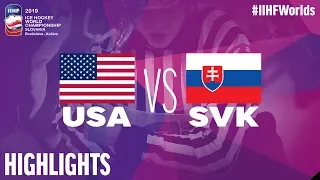 USA vs. Slovakia | Highlights | 2019 IIHF Ice Hockey World Championship