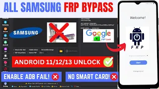 All Samsung FRP Bypass Android 13 Google Account ✅ 100% Free Gmail Lock Unlock Tool! Enable ADB Fix!