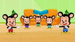 Five Little Monkeys Jumping On The Bed Nursery Rhyme By Little Buds