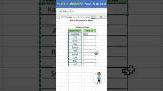 Excel Job Interview Questions FILTER + ISNUMBER Formula in Excel #excel #exceltips #microsoftexcel