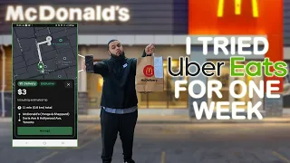 I Delivered Food for UberEats for a Week! | Worth it in 2024?