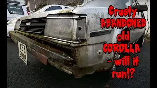 KE70 Corolla Abandoned for 7+ years with a TRAILER?! Will it run? Ep.2