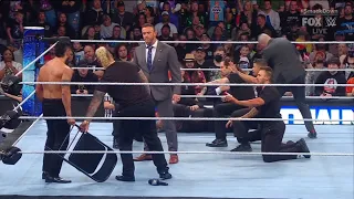 Bloodline attacks Kevin Owens - WWE SmackDown 4/19/2024
