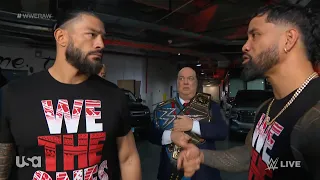 Roman Reigns issues warning to Jey Uso - WWE RAW 10/10/2022