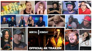 Mortal Kombat 1 Official Gameplay Reveal Trailer Reaction Mashup