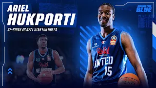 Ariel Hukporti Re-Signs for NBL24 with Melbourne United - Highlight Reel