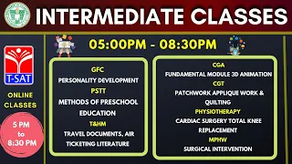 T-SAT || Intermediate Online classes  -  Evening Session || 28.07.2021