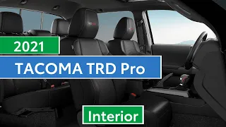 2021 Toyota TACOMA TRD Pro INterior Overview