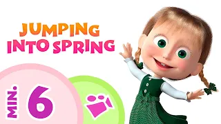 TaDaBoom English 🌸🌻 JUMPING INTO SPRING 🌻🌸 Songs for kids 🎵 Masha and the Bear