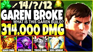 I BROKE IMMORTAL GAREN SEASON 13 BUILD ~ 300.000+ TOTAL DAMAGE and the MOST OP 1v9 CARRY 🔥