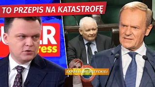 "To PRZEPIS na KATASTROFĘ OPOZYCJI!" Hołownia NIE GRYZIE SIĘ w język i STANOWCZO apeluje do Tuska!