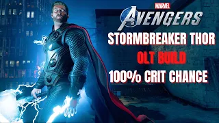 MARVEL'S AVENGERS| CRAZY STORMBREAKER THOR!!! 100% CRITS | MELT SUPER ADAPTOID | BEST THOR BUILD