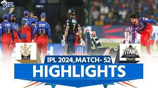 RCB vs GT IPL 2024 Highlights: Royal Challengers Bengaluru vs Gujarat Titans | Full Match Highlights