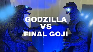 LEGENDARY GODZILLA VS FINAL GOJI (stop motion battle)