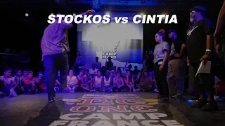 Stockos vs Cintia - 7 to smoke Popping - RedBull BC One Camp France 2018