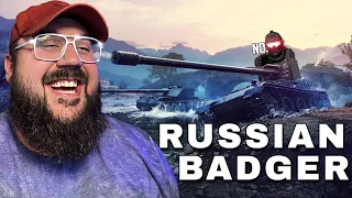 Russian Badger Made Me Want To Play War of Tanks! Reaction Video