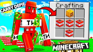 Crafting New Golems In Minecraft From Every Block 🔥🔥... | Minecraft TikTok Hacks