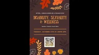 Disability Sexuality and Wellness