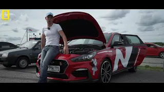 Тест-драйв нового Hyundai I30N на гоночной трассе