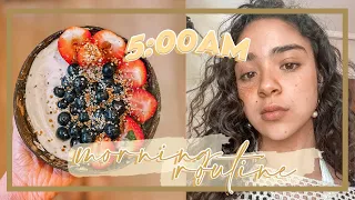 my productive 5:00AM morning routine | ASMR + relaxing
