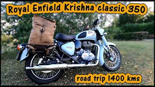 Royal Enfield 350 Krishna Classic ,  RoadTrip moto 1400kms