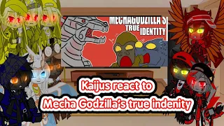 Kaijus react to Mecha Godzilla's true indenity