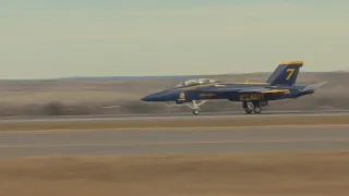 Blue Angels promote air show in Billings