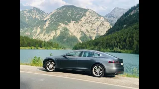 Verbrauch im Sommer mit einem 8 Jahren alten Tesla mit knapp 220000 KM