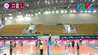 Pakistan Vs Qatar U20 Men's Volleyball Championship Full Match 2022