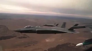China's fifth generation stealth fighter J-20 conducts coordinated tactical training