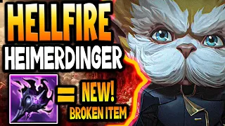 BLACKFIRE TORCH MAKES HEIMERDINGER A GOD TIER CHAMPION NOW... (TURRETS HAVE 3 BURNS!)