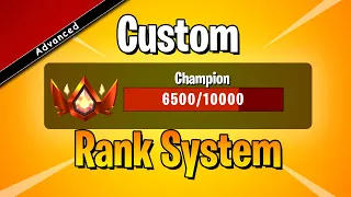 CUSTOM Rank System in Fortnite - UEFN Tutorial