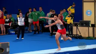 VILELA Diogo (POR) M - 2019 Trampoline Worlds, Tokyo (JPN) - Qualification Tumbling R1