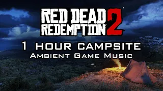 1 HOUR Ingame Music to Chill/Study | Red Dead Redemption 2 Campsite