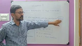 10th Algebra Chapter 1/ Linear Equations in Two Variables/ Lecture 1/ Introduction/Maharashtra Board