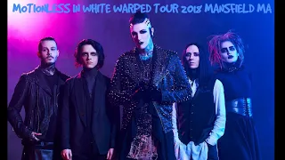 Motionless In White Warped Tour 2018 FULL SET