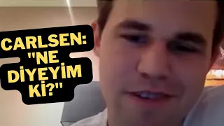 MAGNUS CARLSEN MAÇTA HİLEYİ FARK EDİYOR ve GÜLÜMSÜYOR! (GÖRÜNTÜLERLE)