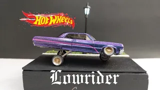 Hotwheels Lowrider custom Chevy Impala 64. Diorama.