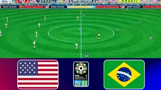 FIFA 23 - USWNT vs. BRAZIL | May 25, 2024 | FIFA Women's World Cup 2023 | PS5 Simulation