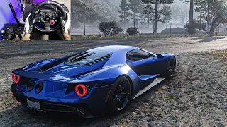 FORD GT (2017) - Forza Horizon 5 (Steering Wheel + Shifter) Gameplay | Logitech G29