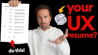 99% of designers MESS UP their resume