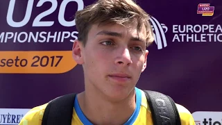 Armand Duplantis after qualification of the Pole Vault