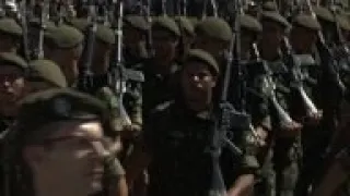 Brazil's president attends military ceremony