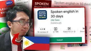 Average fluent English speaker tries English learning apps