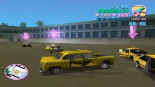 GTA Vice City Walkthrough Mission #51 - Cabmaggedon