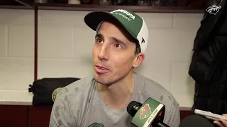 Wild goalie Fleury on making history, crowd of 18,000 chanting his name