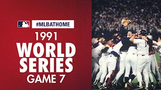 1991 World Series Game 7 (Braves vs. Twins) | #MLBAtHome