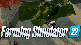 Пытаемся угадать количество силоса.  Farming simulator 22. Кооператив - 46.