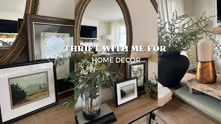 THRIFT WITH ME FOR HOME DECOR | STYLING COFFEE TABLE & ENTRYWAY TABLE |